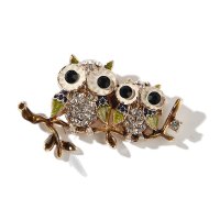 SB397 - Vintage Owl Brooch
